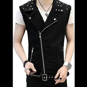 Denim Rocker Vest